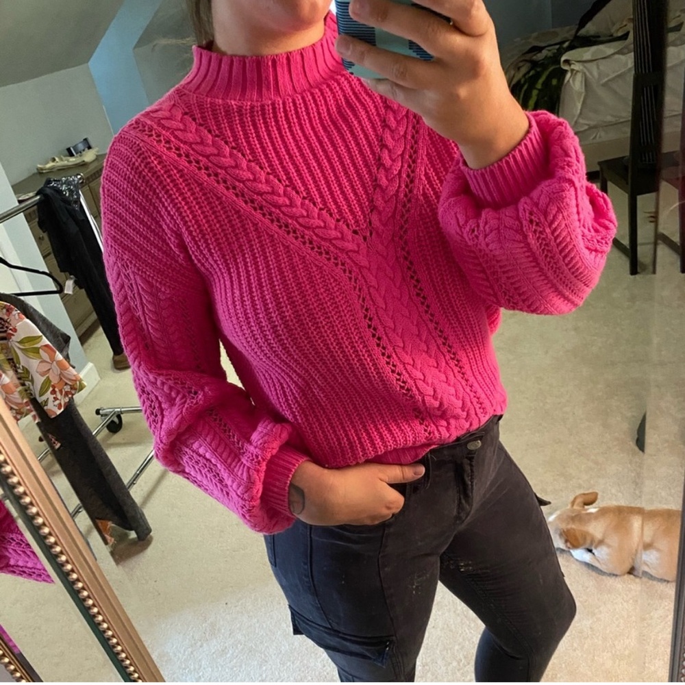 Pink sweater